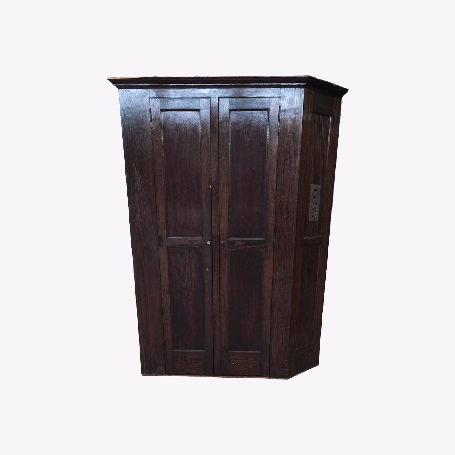 Custom Built Oak Closets with Beadboard